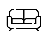 2-Sitzer Couch