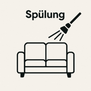 Spülung – Klarspülen Polsterreinigung Wien